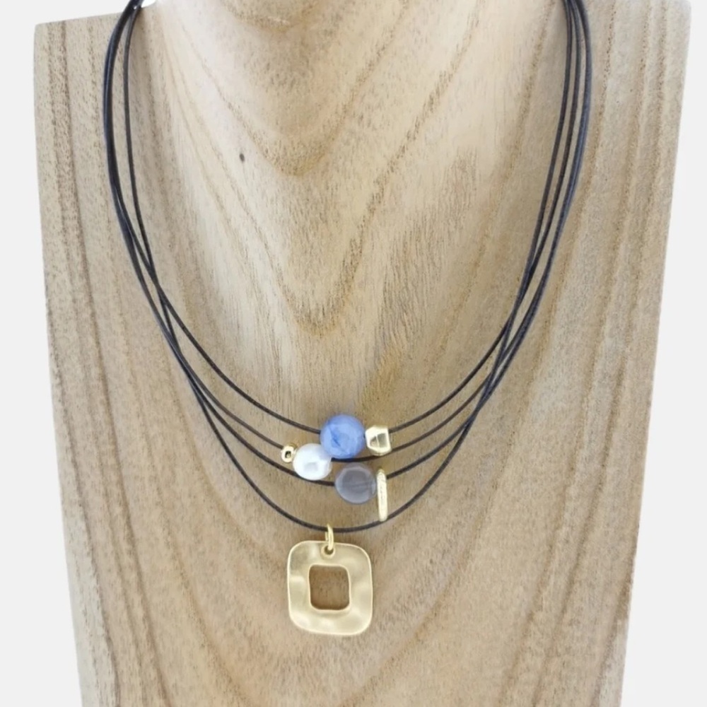 Artisan Made in Spain Marais Necklace Rosanna de la Riva Handmade Multi-Strand - Picture 7 of 8